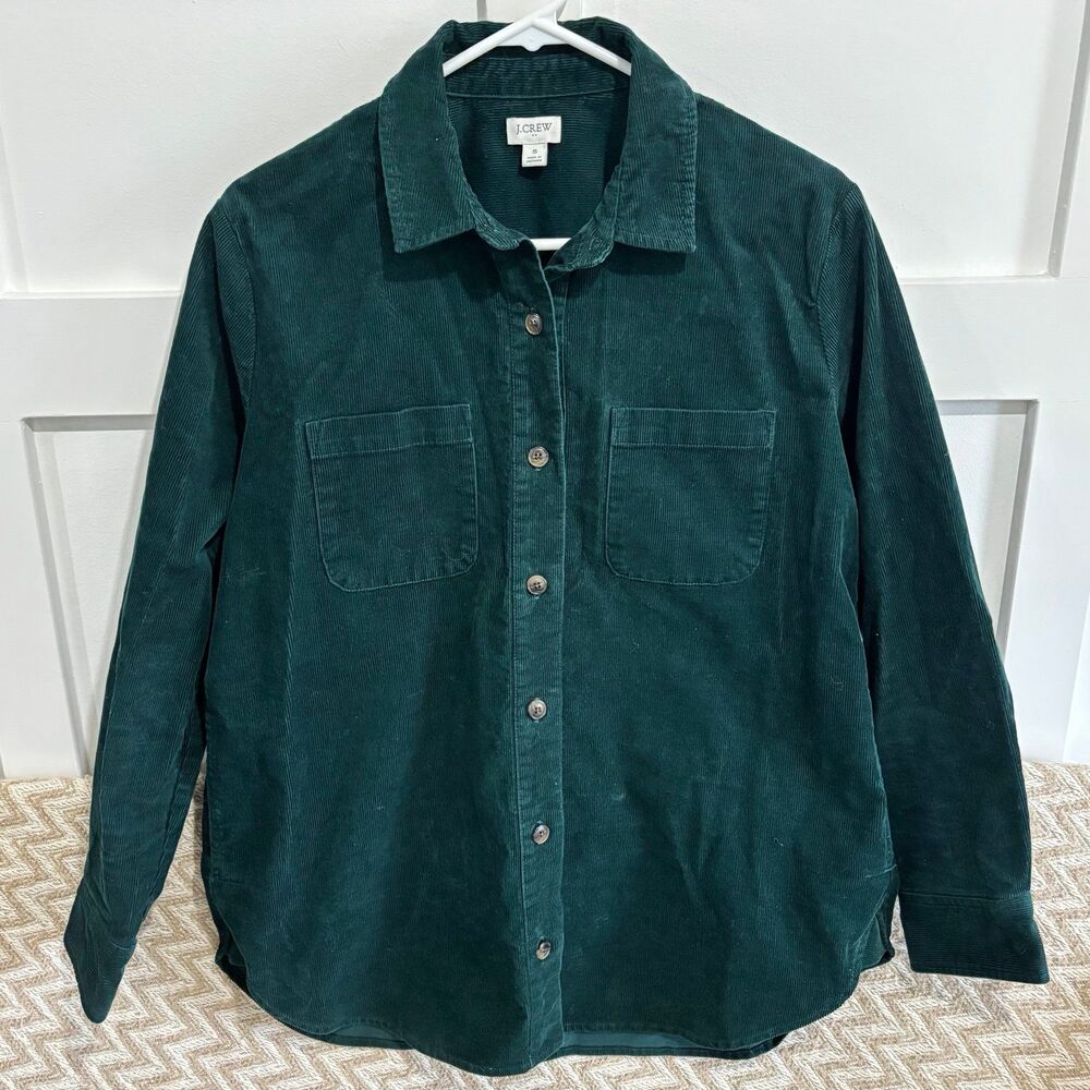 J.Crew Corduroy Shirt Jacket Shacket BA753 - Picture 2 of 7